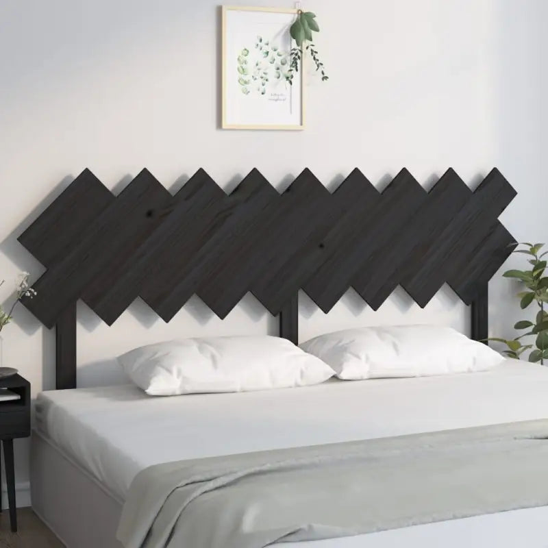 Hoofdborden en voetborden van massief grenenhout voor een trendy slaapkamer - Zwart / 178 x 80.5 cm / 1 - Hoofdborden