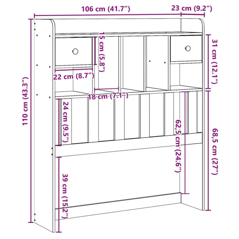 Hoofdborden en voetborden van massief grenenhout voor elke slaapkamer - Hoofdborden en voetborden