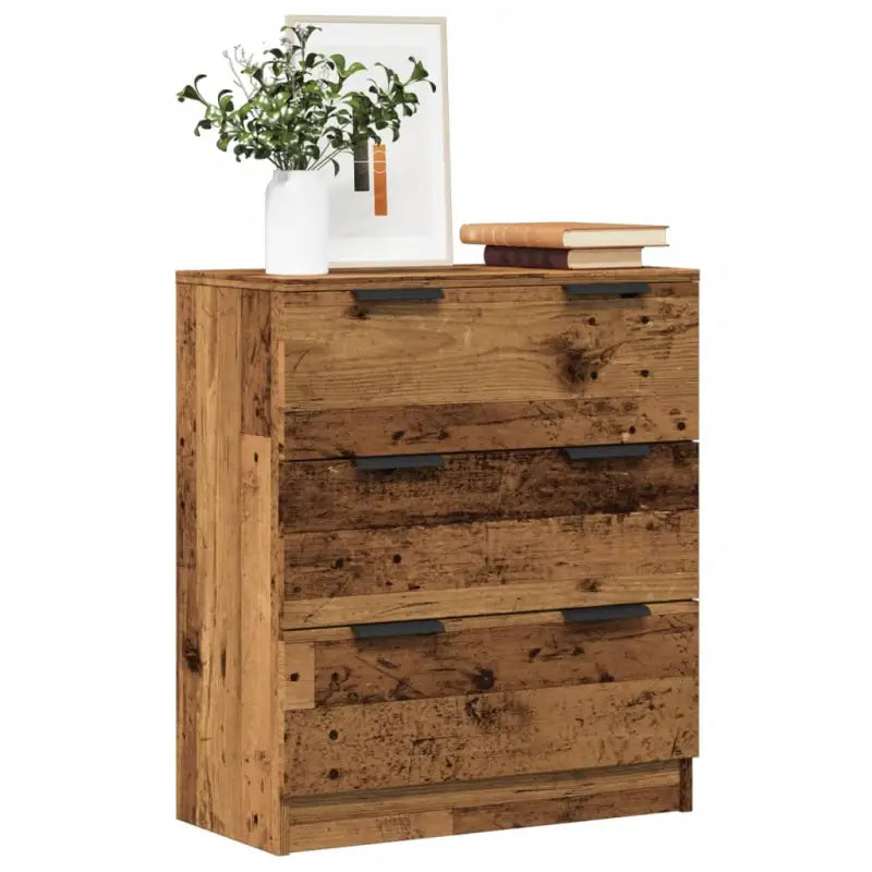 Hoogglans wit dressoir van bewerkt hout voor gemakkelijk schoonmaken - Oud hout / 1 - Dressoirs & buffetkasten