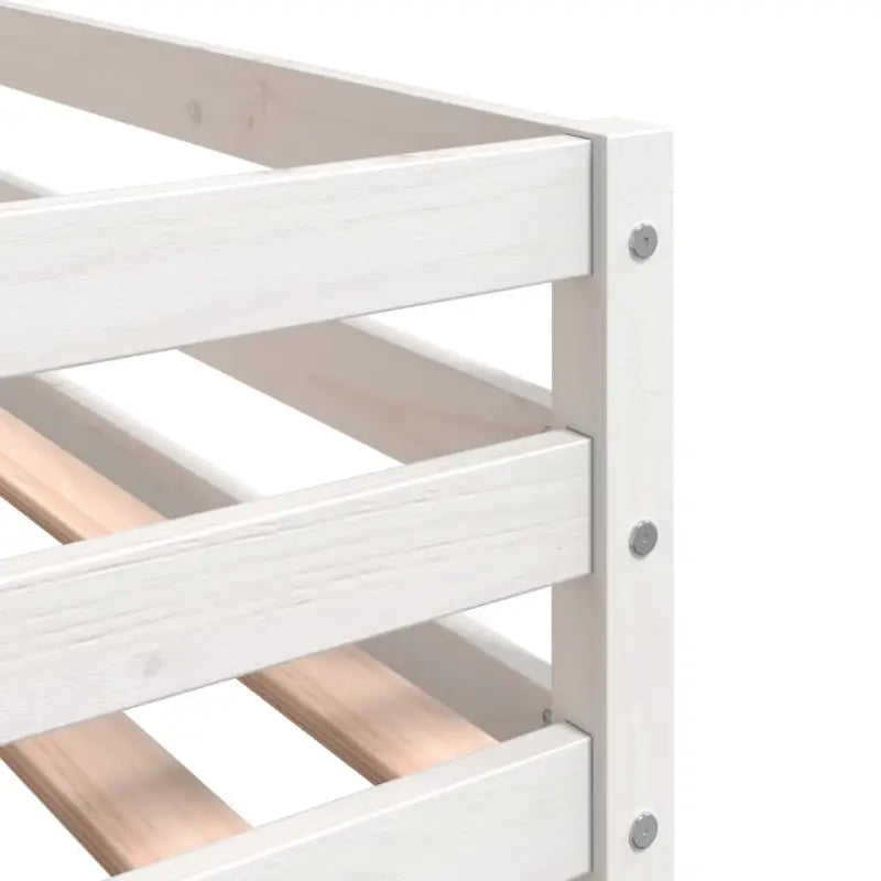 Hoogslaper voor kinderen van massief grenenhout met ruimtebesparing - Bedden & bedframes