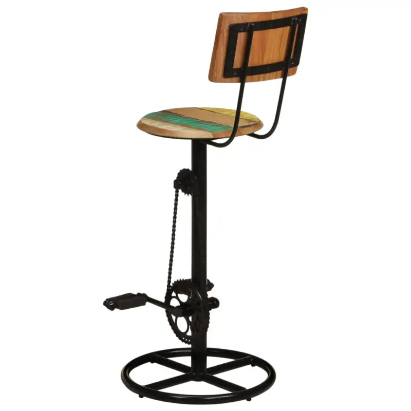 Houten barkrukken van massief gerecycled hout voor een tijdloos interieur - Barkrukken