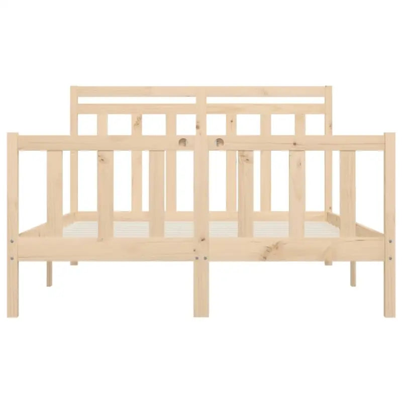 Houten bedframe van massief grenenhout inclusief levering - Bedden & bedframes
