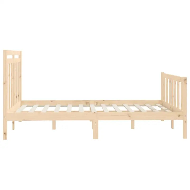 Houten bedframe van massief grenenhout inclusief levering - Bedden & bedframes