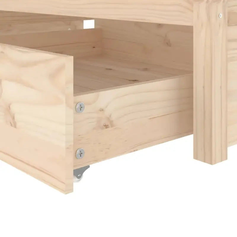 Houten bedframe van massief grenenhout met levering bevat - Bedden & bedframes