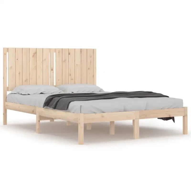 Houten bedframe van massief grenenhout met levering bevat - Bedden & bedframes
