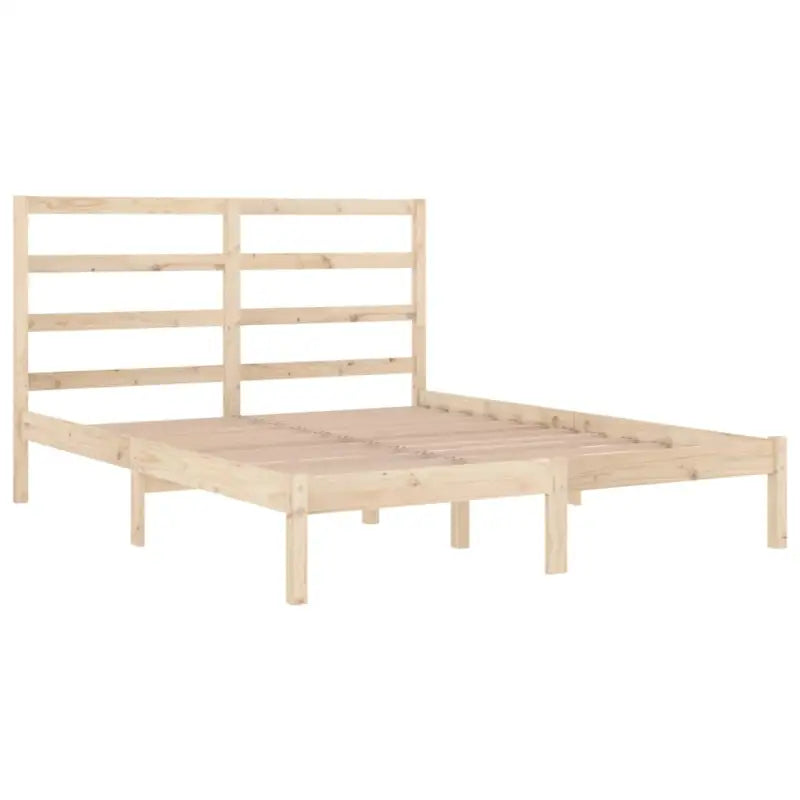 Houten bedframe van massief grenenhout met levering bevat - Bedden & bedframes