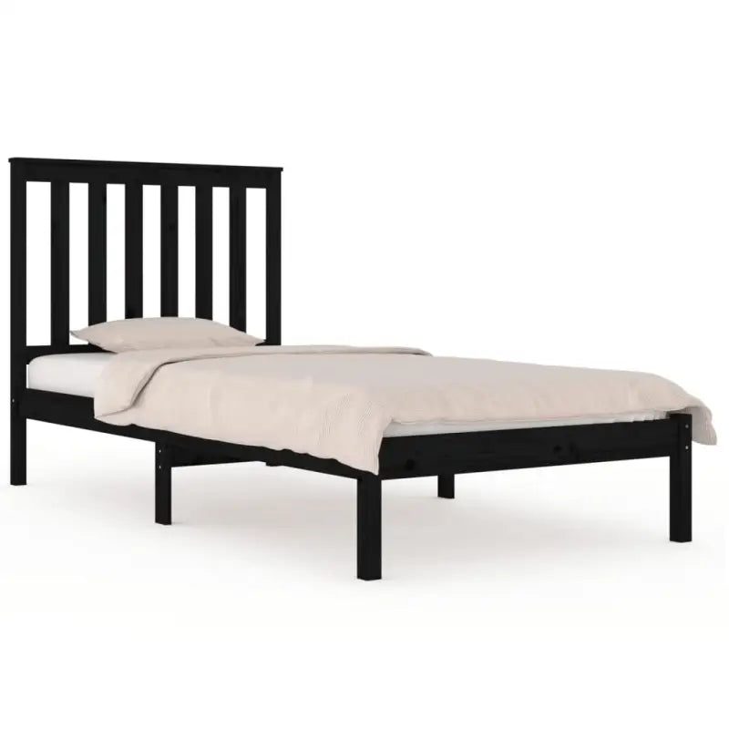 Houten bedframe van massief grenenhout met levering bevat - Bedden & bedframes