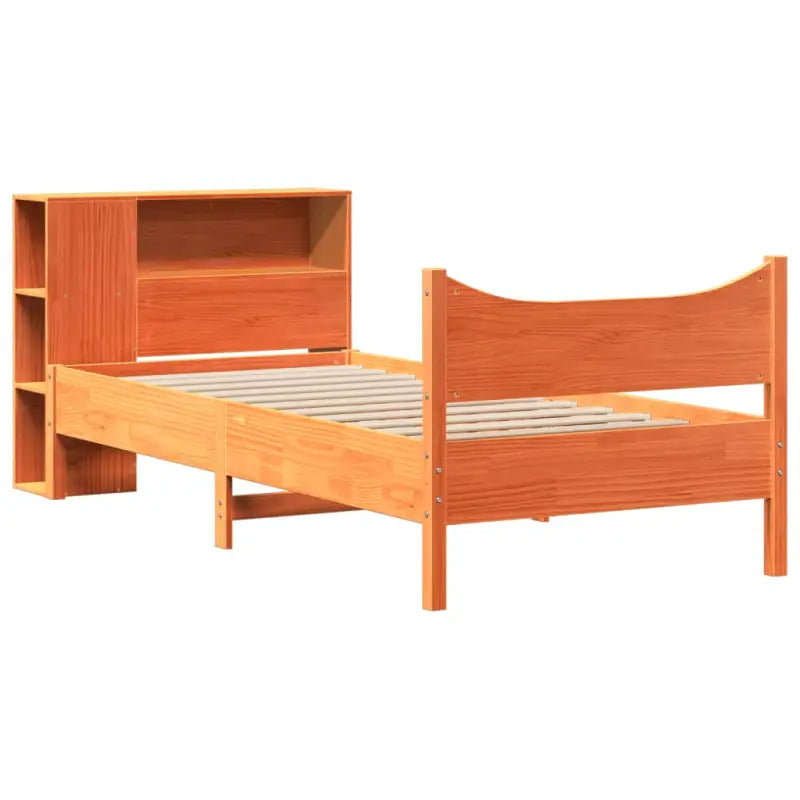 Houten bedframe van massief grenenhout voor een moderne slaapkamer - Bedden & bedframes