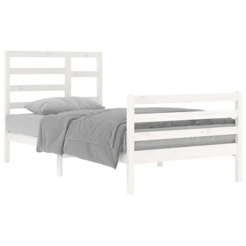 Houten bedframe van massief grenenhout voor een moderne slaapkamer - Bedden & bedframes