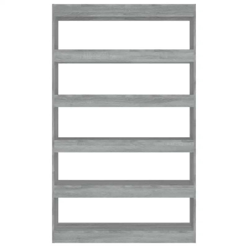 Houten boekenkast in grijs sonoma met strak klassiek ontwerp - Grijs sonoma / 1 - Boekenkasten