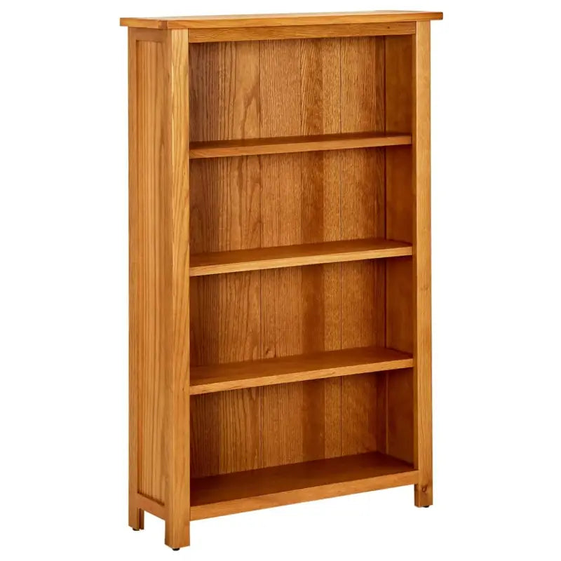 Houten boekenkast met rustieke charme van massief eikenhout - 70 x 22 x 110 cm / 1 - Boekenkasten