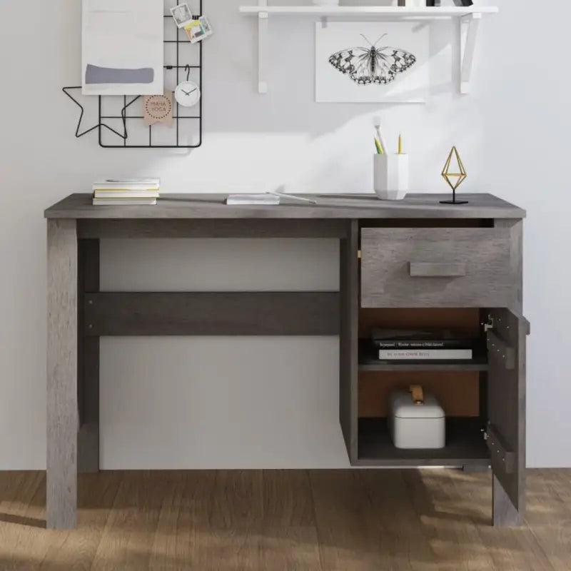 Houten bureau van massief grenenhout voor modern interieur - Bureaus