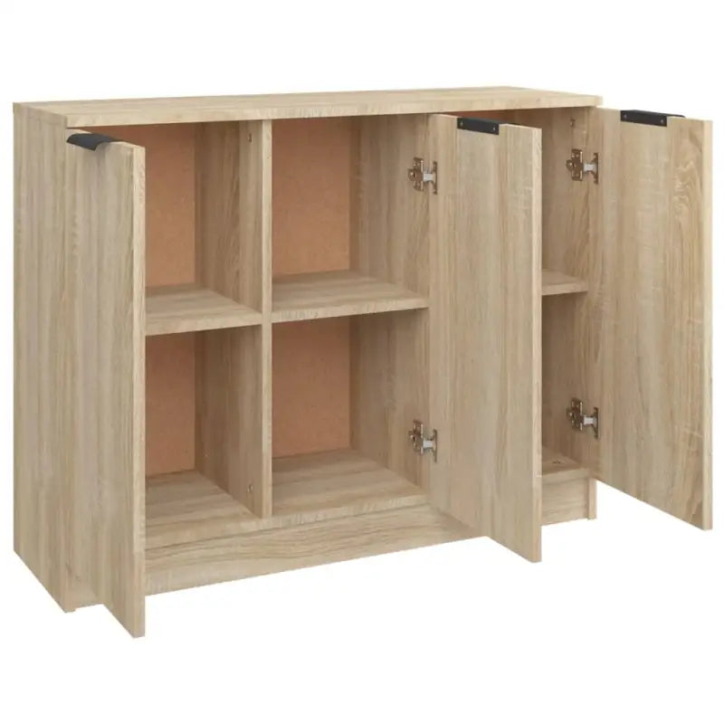 Houten Dressoir met bewerkt hout en stevig blad voor moderne charme - Dressoirs & buffetkasten