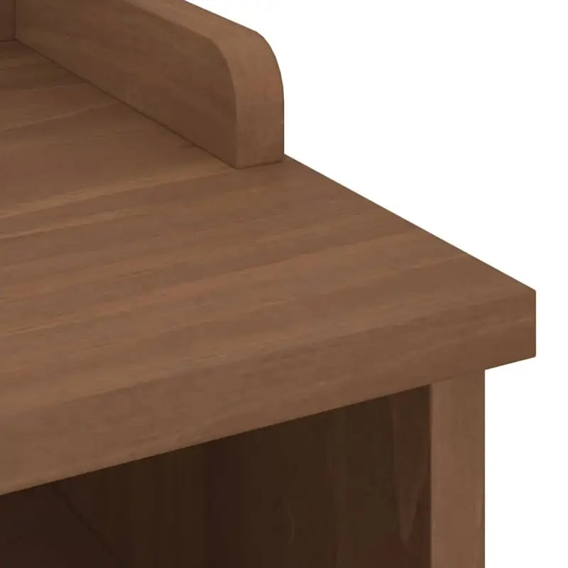 Houten gangbank van massief grenenhout met rustieke charme - Opberg- & halbankjes