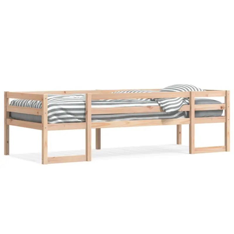 Houten kinderbedframe van massief grenenhout met elegant design - Bedden & bedframes