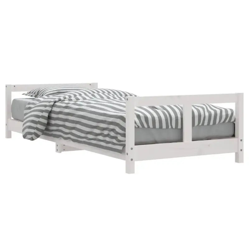 Houten kinderbedframe van massief grenenhout met tijdloos design - Peuter- & kinderbedden
