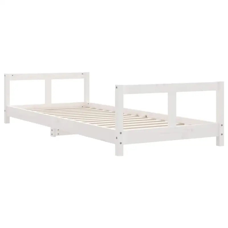 Houten kinderbedframe van massief grenenhout met tijdloos design - Peuter- & kinderbedden