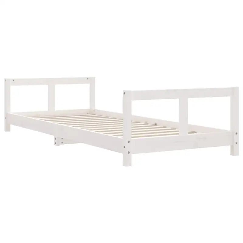 Houten kinderbedframe van massief grenenhout met tijdloos design - Peuter- & kinderbedden