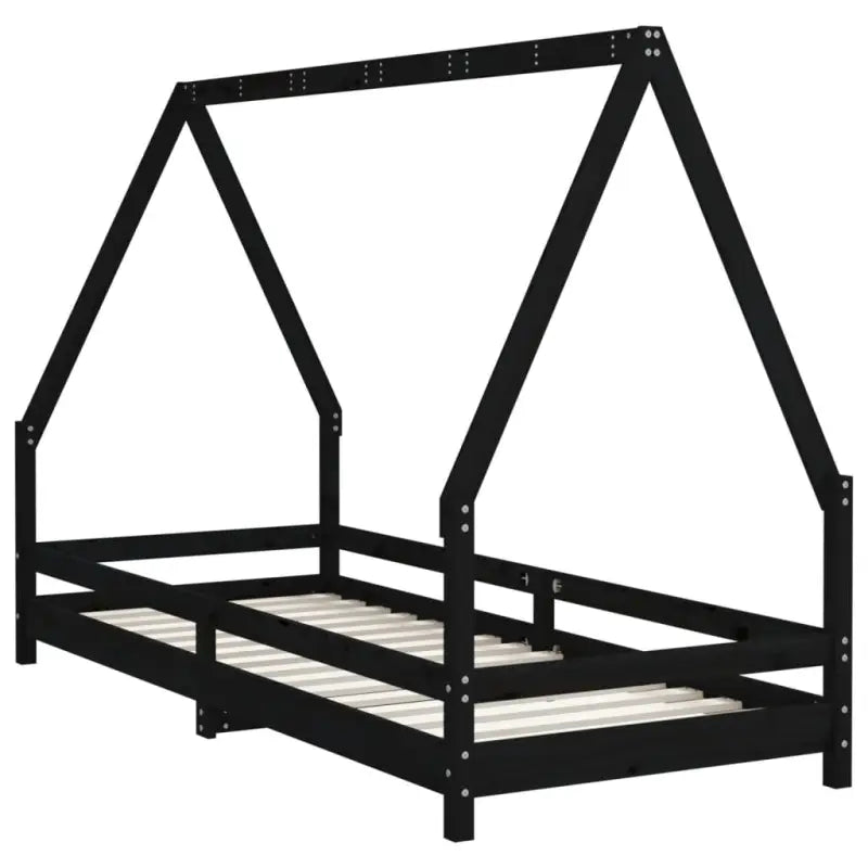 Houten kinderbedframe van massief grenenhout voor peuters en kleintjes - Peuter- & kinderbedden