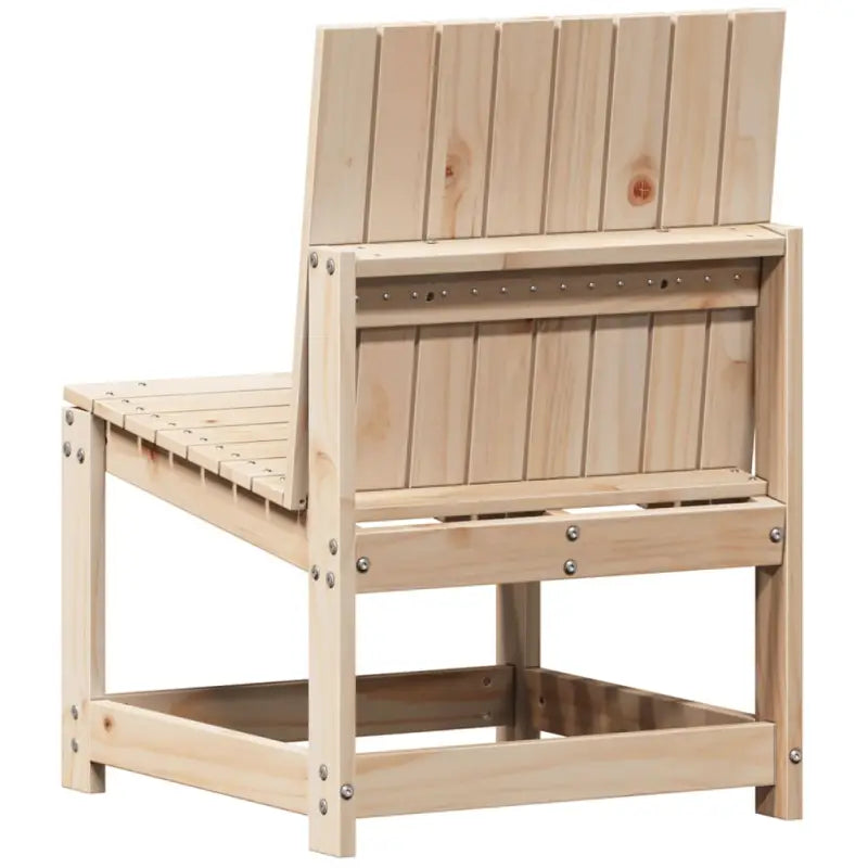 Houten loungeset van massief grenenhout voor in de tuin of op het terras - Tuinstoelen