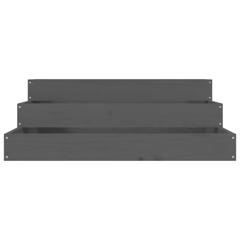 Houten plantenbak van massief grenenhout met trapsgewijs ontwerp - Bloempotten & plantenbakken