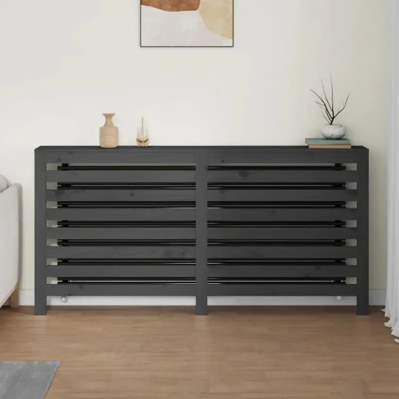 Houten radiatorombouw van massief grenenhout voor decoratie en extra plankruimte - Accessoires voor radiators