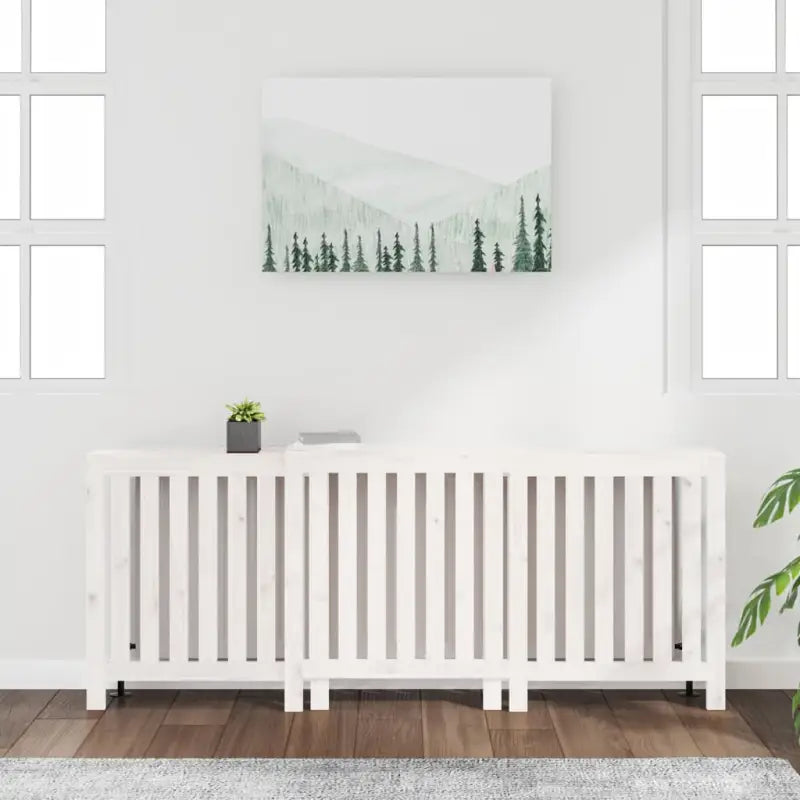 Houten radiatorombouw van massief grenenhout voor extra stijl en functionaliteit - Accessoires voor radiators