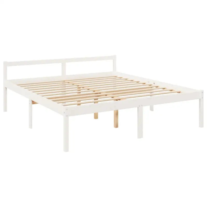 Houten seniorenbed met massief grenenhout voor een goede nachtrust - Bedden & bedframes