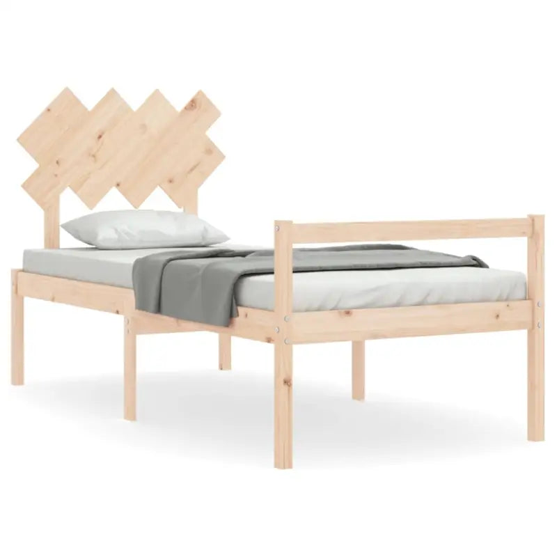 Houten seniorenbed van massief grenenhout voor comfortabele nachtrust - Bedden & bedframes