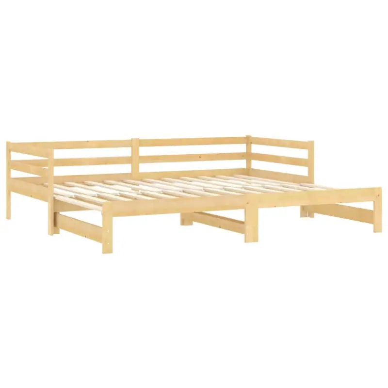 Houten slaapbank van massief grenenhout met praktische afmetingen - Bedden & bedframes