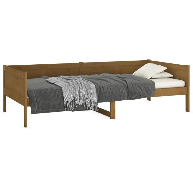 Houten slaapbank van massief Grenenhout voor overdag sofa en nachtrust - Bedden & bedframes