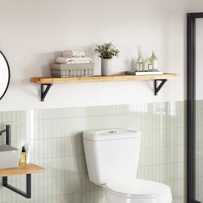 Houten tafelblad van massief acaciahout voor een frisse look - Olie-afwerking / 140 x 20 x 4 cm / 1 - Tafelbladen