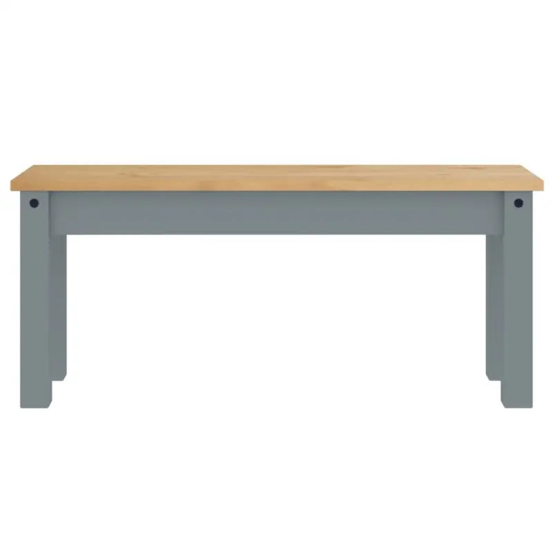 Houten tuinbank van massief grenenhout voor keuken en eetkamer - Grijs - Keuken- & eettafelbanken