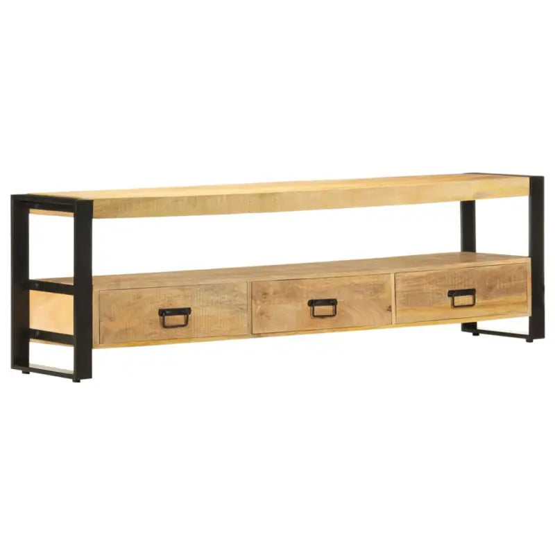 Houten tv-meubel in antieke stijl van massief acaciahout - 1 / 150 cm / massief mangohout - Tv-meubels