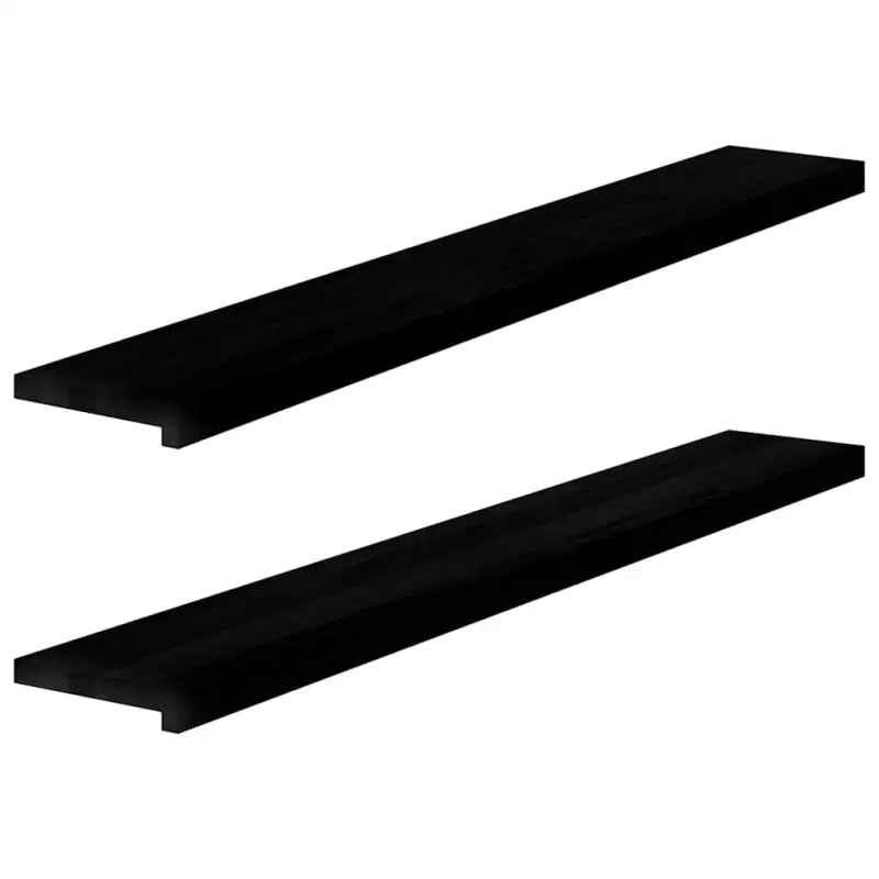 Houten vensterbanken van massief eikenhout voor een natuurlijke uitstraling - Donkerbruin / 140 x 20 x 2 cm / 1