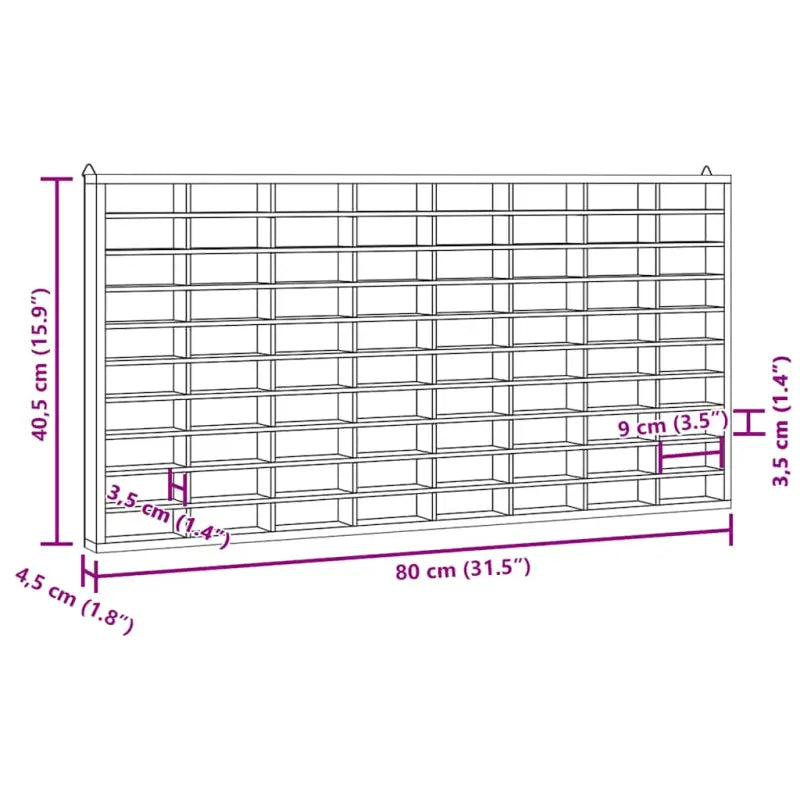Houten Wandplank met Vitrinekast voor een Strakke Opgeruimde Ruimte - Wandplanken
