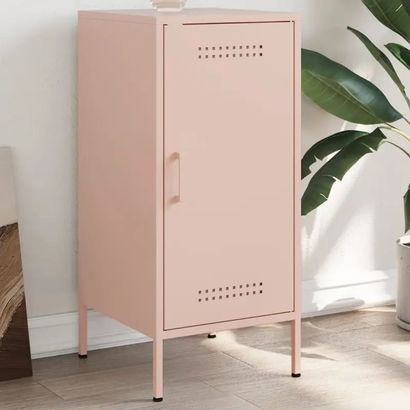 Industriële dressoir met koudgewalst staal en verstelbare schroefpoten - Roze / 1 - Dressoirs & buffetkasten