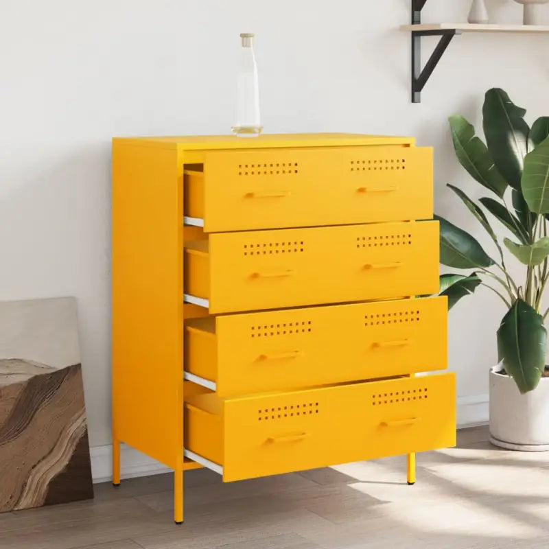 Industriële dressoir met stevig staal voor woon en slaapkamer - Dressoirs & buffetkasten