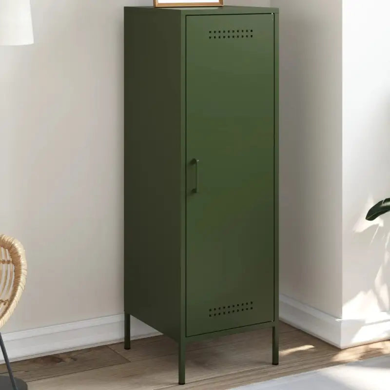 Industriële hoge kast voor woon- en slaapkamer interieur - Groen / 1 - Dressoirs & buffetkasten