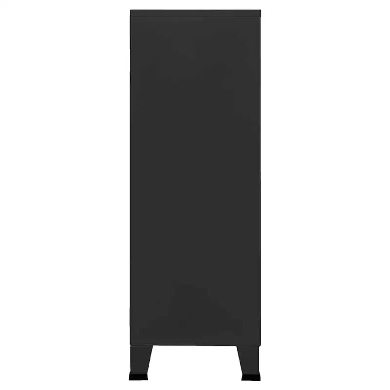 Industriële Metalen Opbergkast met Zes Vakken en Deuren - Opbergkisten