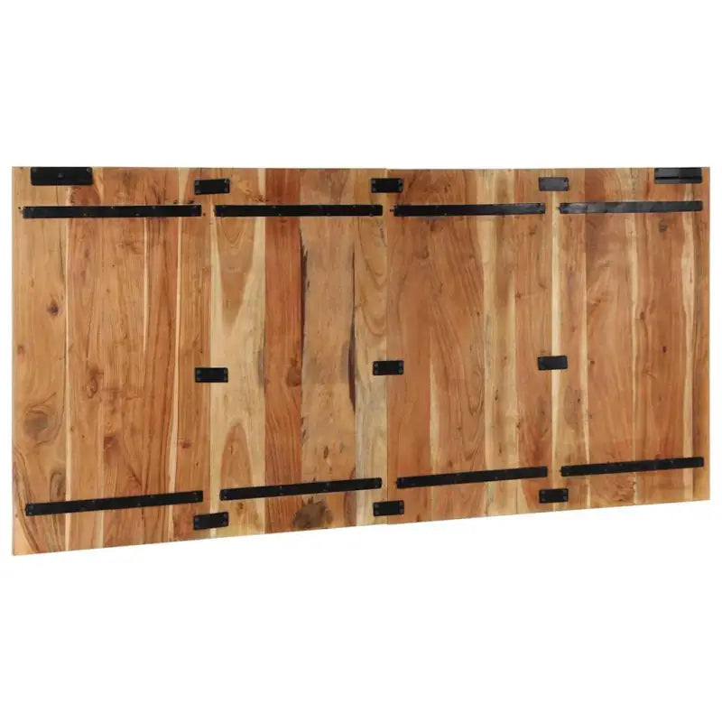 Industriële stijl hoofdborden en voetborden in massief acaciahout - Hoofdborden en voetborden