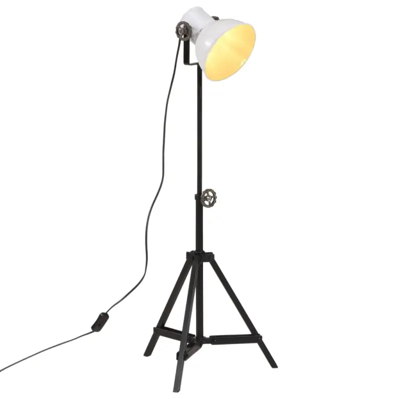 Industriële vloerlamp met E27 fitting voor een opvallende inrichting - Wit / 1 - Lampen