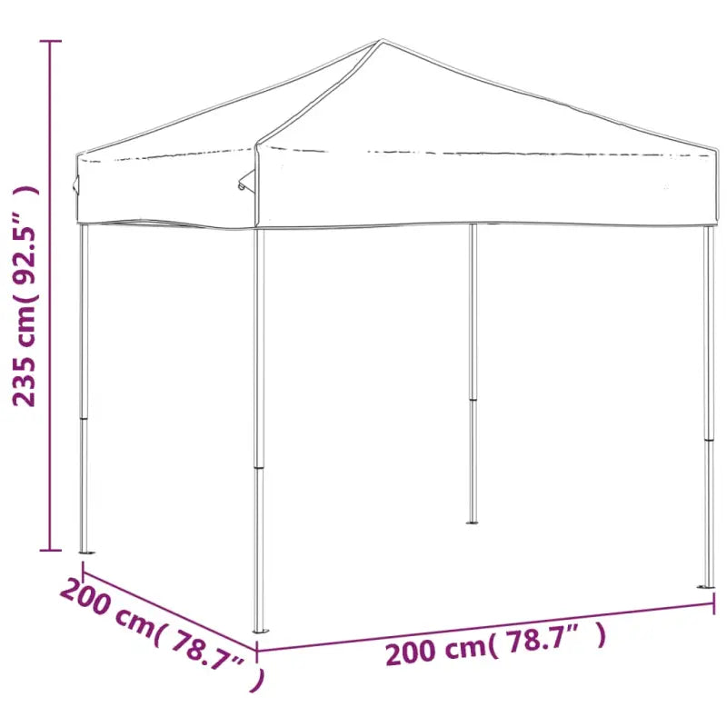 Inklapbare Partytent met 210d Oxford stof voor buitenevenementen - Partytenten & prieëlen