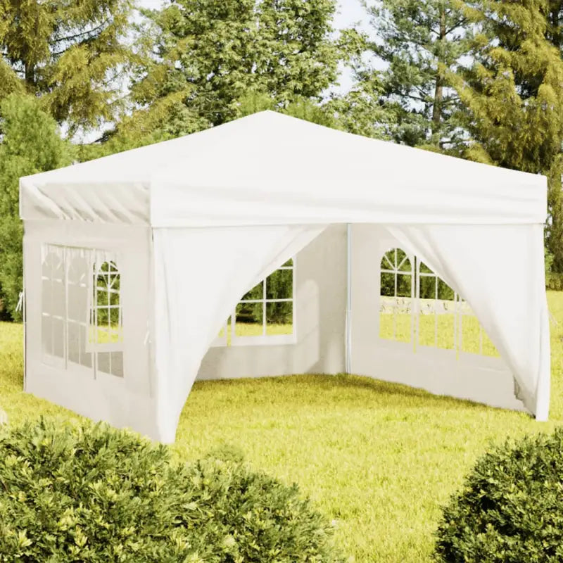 Inklapbare partytent met 210D Oxford stof voor buitenevenementen - Crème / 3 x 3 m / 1 - Partytenten & prieëlen