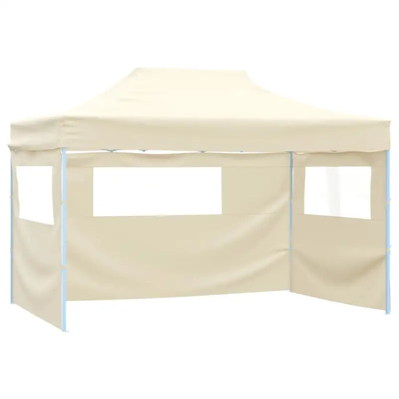 Inklapbare partytent met oxford stof en gepoedercoat staal voor buitenactiviteiten - Crème / 1 - Partytenten & prieëlen