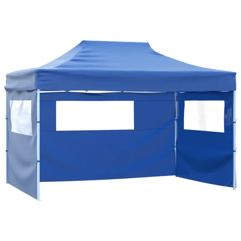 Inklapbare partytent met oxford stof en gepoedercoat staal voor buitenactiviteiten - Blauw / 1 - Partytenten & prieëlen