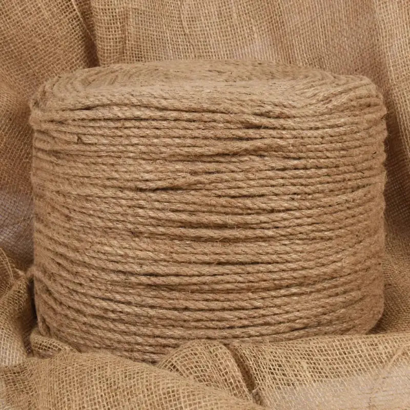 Jute touw voor tuin landbouw en scheepvaart gebruik - 1 / 250 m / 4 mm - Touw