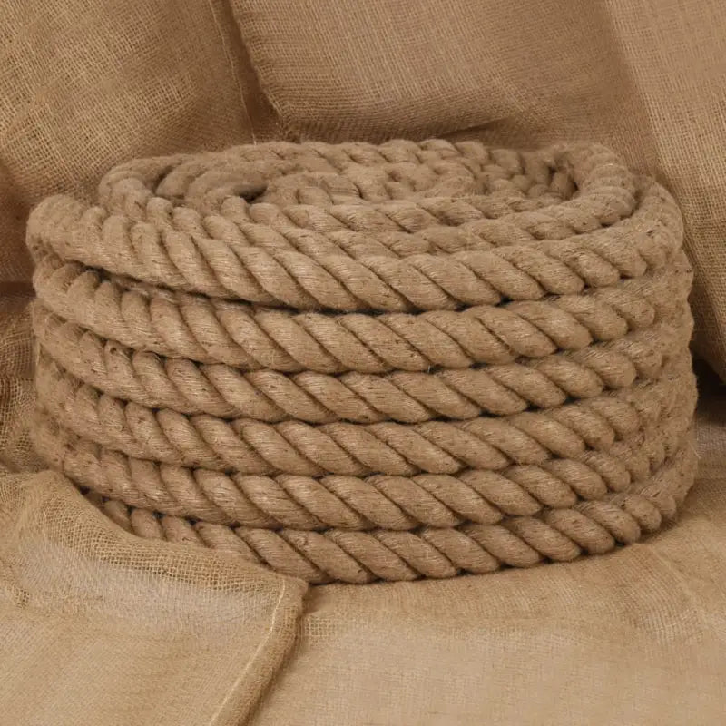 Jute touw voor tuin landbouw en scheepvaart gebruik - 1 / 5 m / 50 mm - Touw