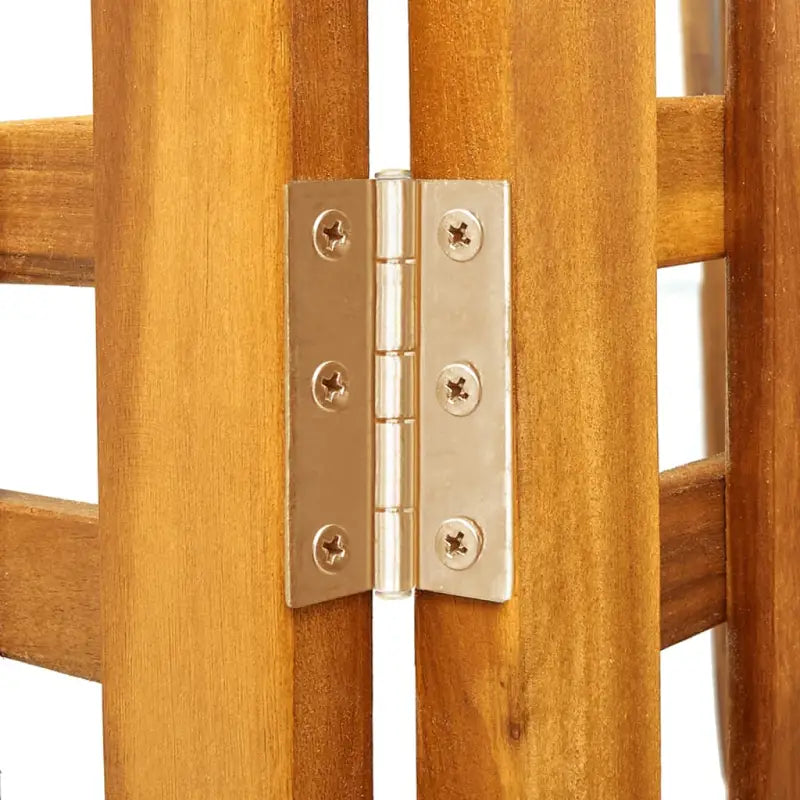 Kamerscherm van massief acaciahout perfect voor zowel binnen als buiten - Kamerschermen