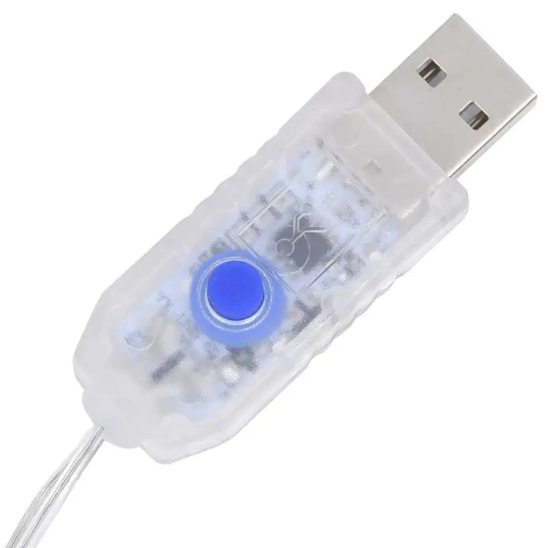 Kerstverlichting met Kerstman van dikke stof en lange verlengkabel - Kerstverlichting